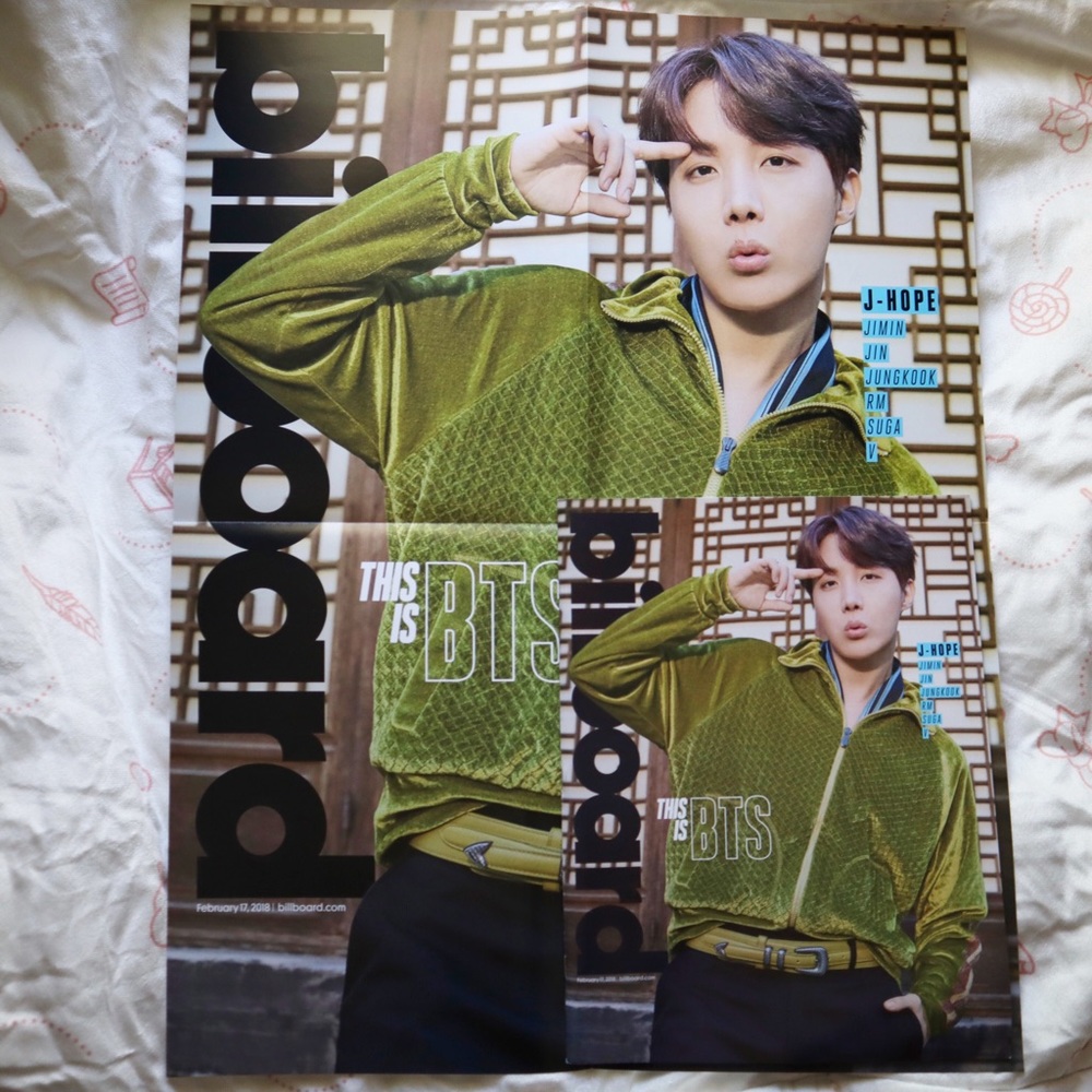 BTS JHope Hobi Hoseok Billboard Magazine & Poster